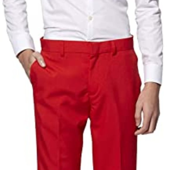 OppoSuits Boys Red Devil Suit - Jacket Pants & Tie 12 - Picture 4 of 6